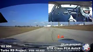 Porsche 996 Turbo RS Project PCA AutoX Fastest Lap