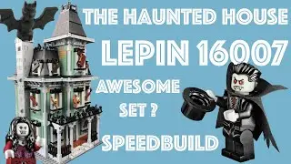 Speed Build Lepin 16007 The Haunted House - China copy of Lego 10228
