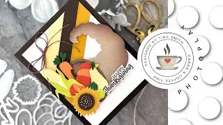 A Happy Thanksgiving Card | Photoplay Paper Say It With Stamps Cornucopia