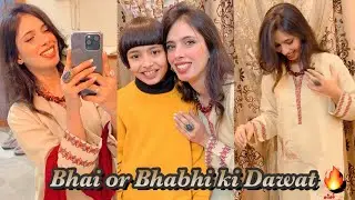 Bhai or bhabhi ki dawat 🥰| hk journey vlogs | #vlog #newyear #hkjourney 