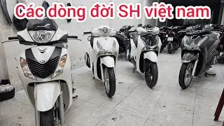 C&aacute;c đời SH 150 việt nam