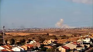 Smoke on Gaza skyline as Israel's military operations continue