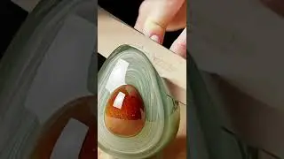 Cutting Glass Avocado ASMR 🥑 #ai #aiart #asmr #glasscutting #satisfying #asmrsounds