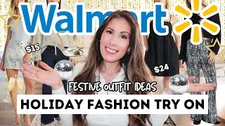 Праздничные покупки в Walmart 🪩 Стильные праздничные наряды по доступной цене #walmartfashion