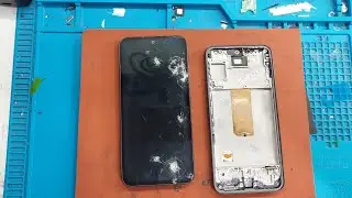 COMO ABRIR e trocar a Tela completa do Samsung galaxy A54 !!