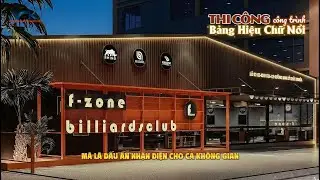 Hoàn thiện biển hiệu quảng cáo cửa hàng