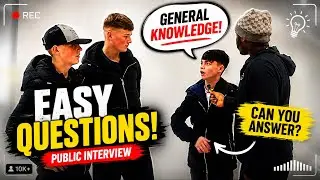 Asking people easy questions (people are cooked )