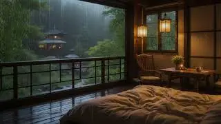Peaceful Rain Ambience with Piano &ndash; Night Music for Inner Peace and Rest