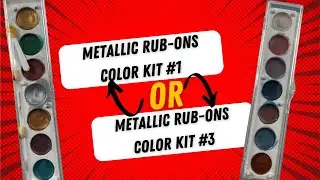 Metallic Rub ons Color Kit 1 or 3 Review