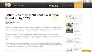 40% Default Rate For Student Loans- Financial Punishment For Getting Educated