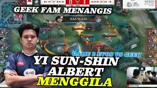 EVOS 2 - 0 GEEK FAM MPL INDONESIA,YI SUN-SHIN ALBERT MERATAKAN GEEK FAM - MOBILE LEGENDS 