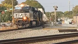 Norfolk Southern Eastbound intermodal train in Austell Georgia