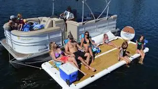 Island Hopper Patio Dock Inflatable Water Platform