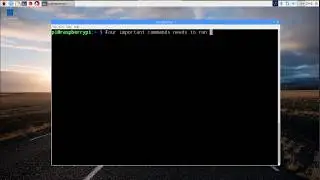 Commands need to run after fresh raspberry pi installation