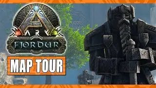 tour of the BEST ARK Survival Evolved map EVER! {Fjordur}