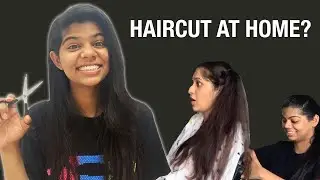 I went a little crazy | Quarantine Haircut Vlog | Shreya Shetty