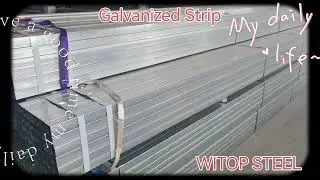 Hot dipped galvanized steel strip for steel pipe