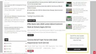 Corona Relief Tiger Force Jobs
