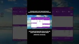 Aplikasi Botmaster (Promosi Lewat Chat Whatsapp Blast Dengan Menggunakan Software Botmaster)