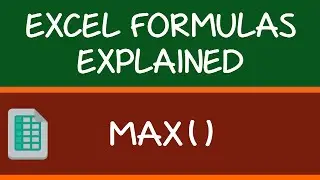 MAX Formula in Excel