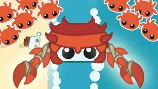 Starve.io - Player Changes Into CRAB! CRAB ARMY RISES! (Crab Update Starve.io)