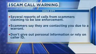 Scam call warning