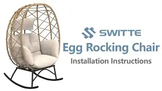 Wicker Egg Rocking Chair
