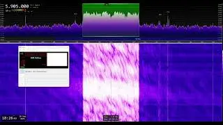 Radio Romania International DRM / 5910 kHz - Shortwave Reception (End of Program in Italian)