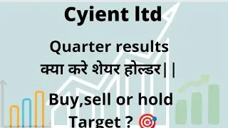Cyient ltd || latest video || quarterly results || #cyient #cyientltd || #cyientlatestvideo