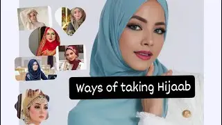 Different ways of taking Hijaab🧕💐🪷