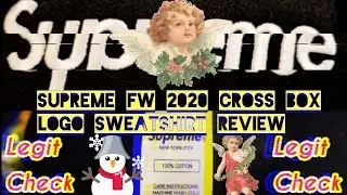 Supreme FW2020 Week 15 Cross Box Logo Review/Legit Check