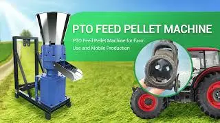 Powerful PTO Feed Pellet Machine for Farm Use | Make Animal Feed Easily with Tractor PTO