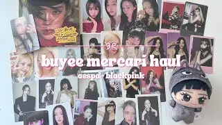 kpop mercari japan buyee haul ᢉ𐭩 aespa & blackpink alnum + фотокарточка