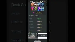 Best deck for arena 9