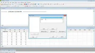 Variable Control Charts in MINITAB