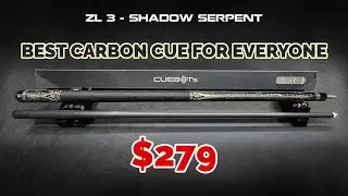 ZL3 Shadow Serpent | Multi-Layer Carbon Pool Cue with Low-Deflection Control