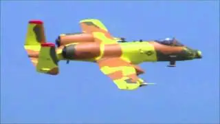 RC ジェット Mibo A-10 迫力フライト