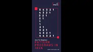 #05 Pattern Programs In Java #Shorts #Coding