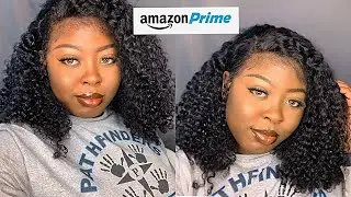 Cynosure Kinky Curly Lace Wig | Under $100 | Amazon Unboxing