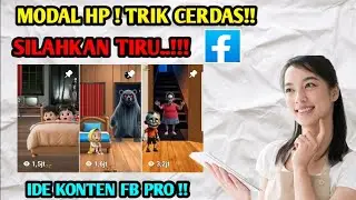 TRIK CERDAS‼️IDE KONTEN FB PRO COCOK BUAT PEMULA BIKIN KARTUN TEMPEL