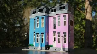 Modułowe apartamenty miejskie LEGO⎜A LEGO MOC