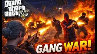 GTA 5 Gang War 💥 Extreme Street Battle