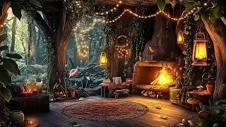 Cozy Forest Hideaway | Magical Music for Relaxation - Dreams | Enchanting Ambience in a Fairy World