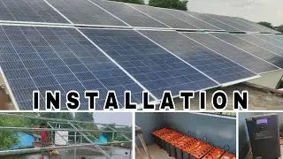 8kw solar power system || 10kw off grid solar system || Installation🔥