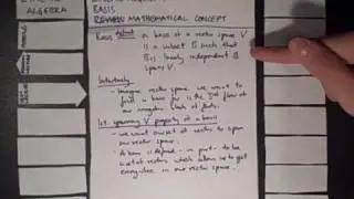 Linear Algebra Lecture 4.1: Basis