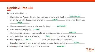 Física 2do año de secunadaria  Principio de Arquímedes VIDEO