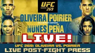 UFC 269 PRESS CONFERENCE: Charles Oliveira vs Dustin Poirier | POST-FIGHT