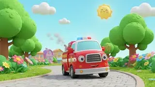 Wheel on the Rescue Truck Song for Kids | Rescue Vehicle Song for Kids, Popular Nursery Rhyme & Kids
