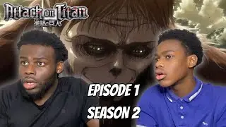 THE BEAST TITAN 😱 | ANIME BROTHERS React to Attack On Titan Episode 1 Season 2