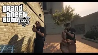 Punch Police GTA 5 Scence Dare to Broke Law
